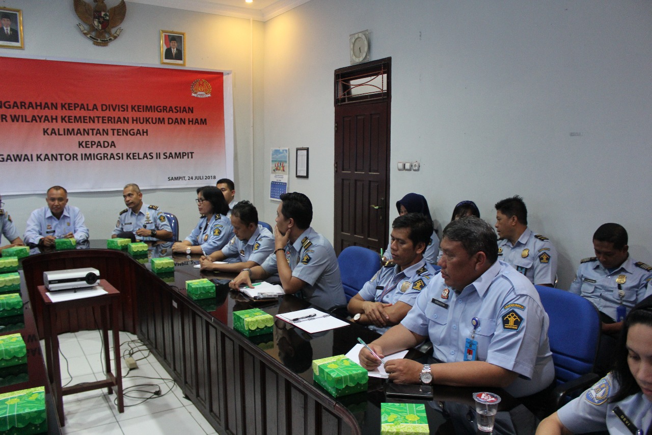 Kanim Sampit Diminta Intensifkan Pengelolaan Sdm, Sarpras, Administrasi Keuangan Dan Pengawasan Orang Asing