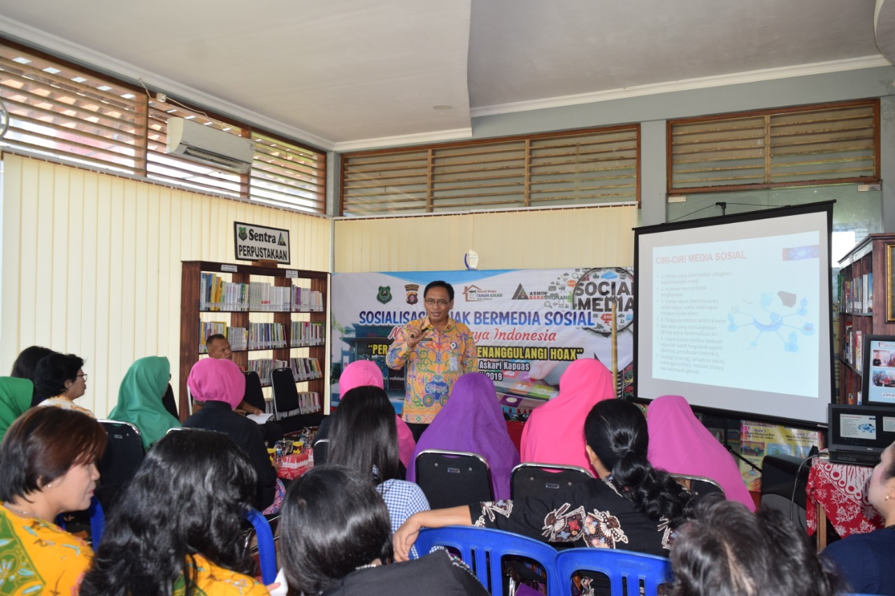 Rumah Pintar Askari Sosialisasikan Tentang Hoax 