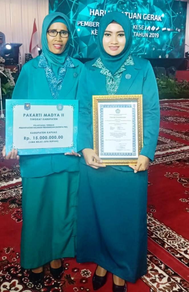 HATINYA PKK Raih Penghargaan Pakarti Madya II Tingkat Nasional 
