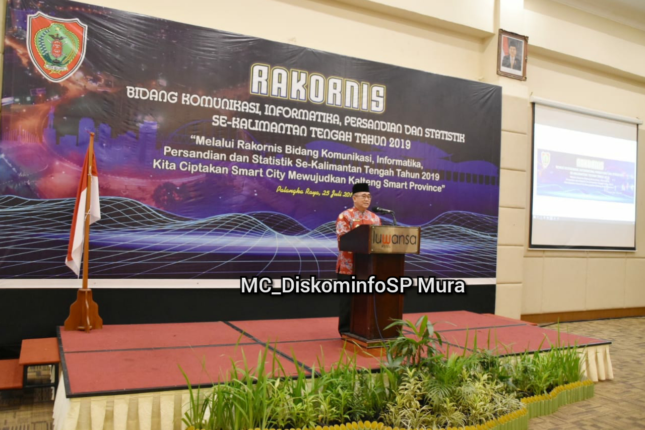 Kadis KominfoSP Mura Hadiri Rakornis Kominfosantik Se-Kalimantan Tengah