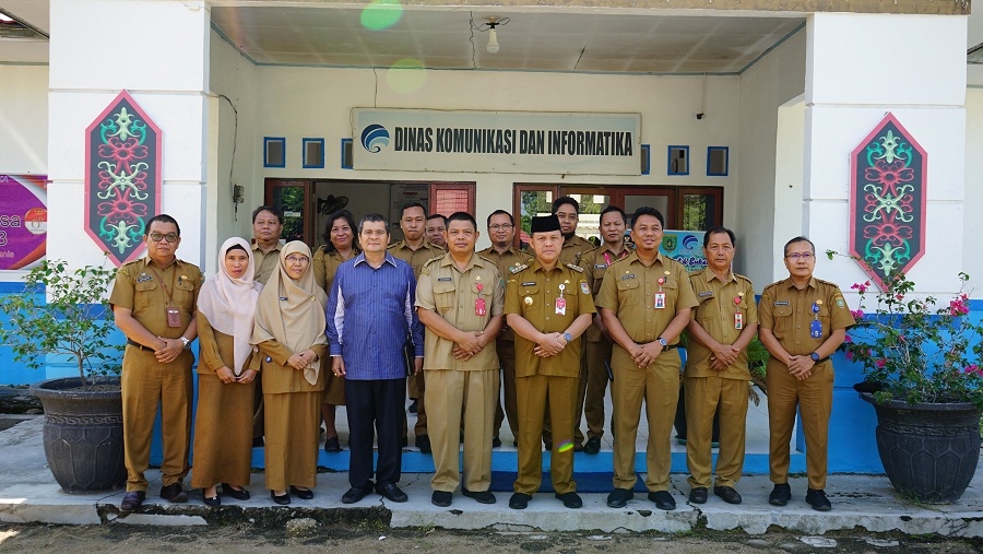 Pj. Bupati Sidak ke Kantor Diskominfo Barsel 