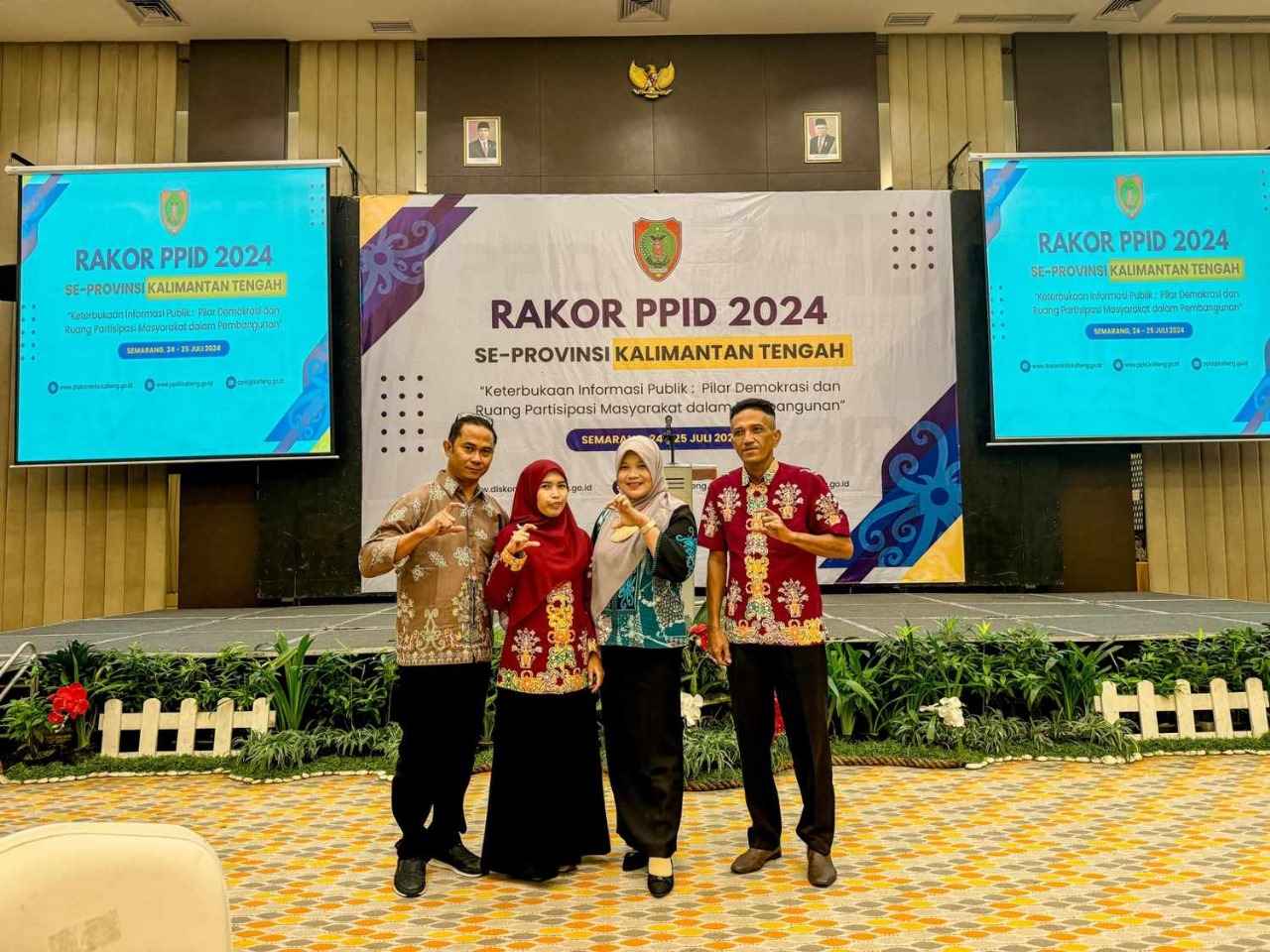 Badan Kesbangpol Prov. Kalteng Ikuti Rakor PPID Se-Kalteng Tahun 2024
