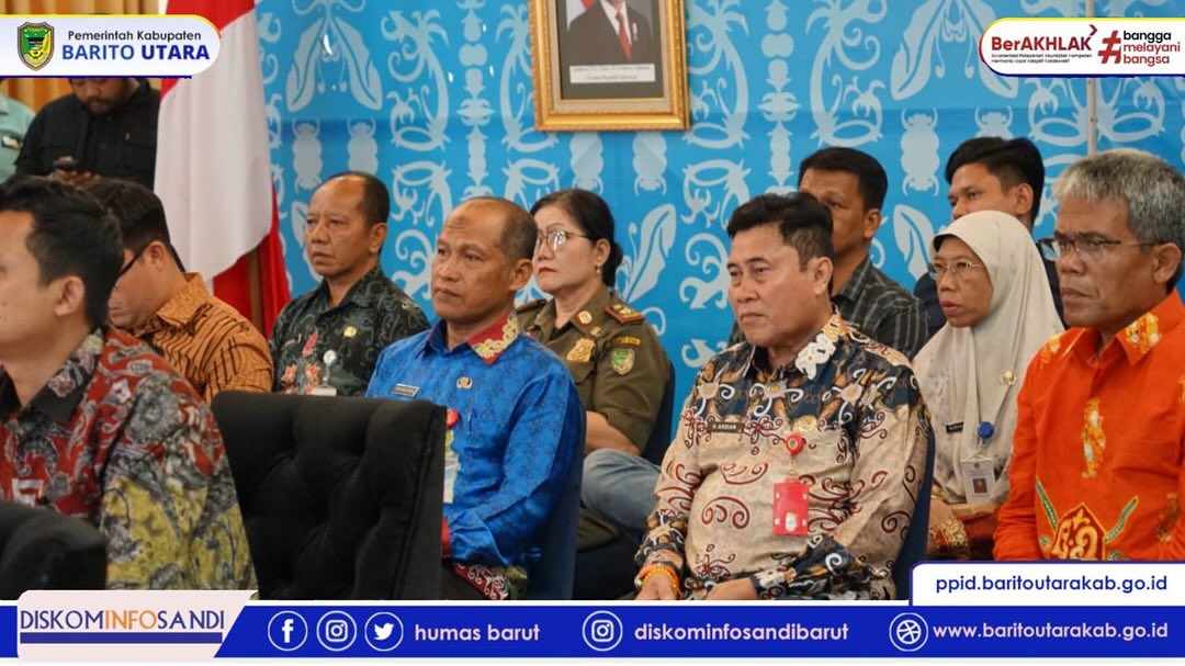 Bahas Kesiapan PSU, Pemkab Barito Utara Ikuti Zoom Meeting Bersama Kemenko Polhukam
