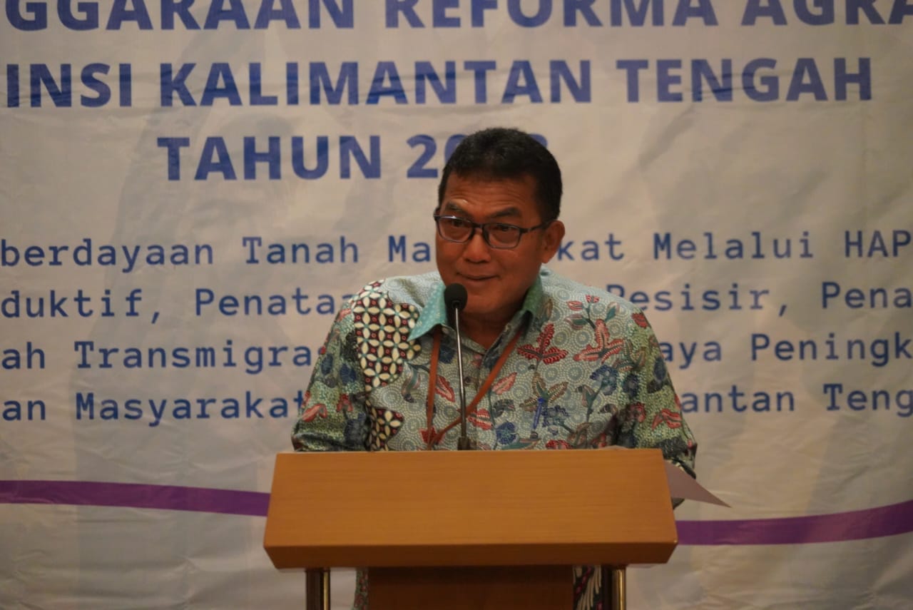 Sekda Nuryakin Buka Rakor Penyelenggaraan Reforma Agraria Prov. Kalteng Tahun 2023