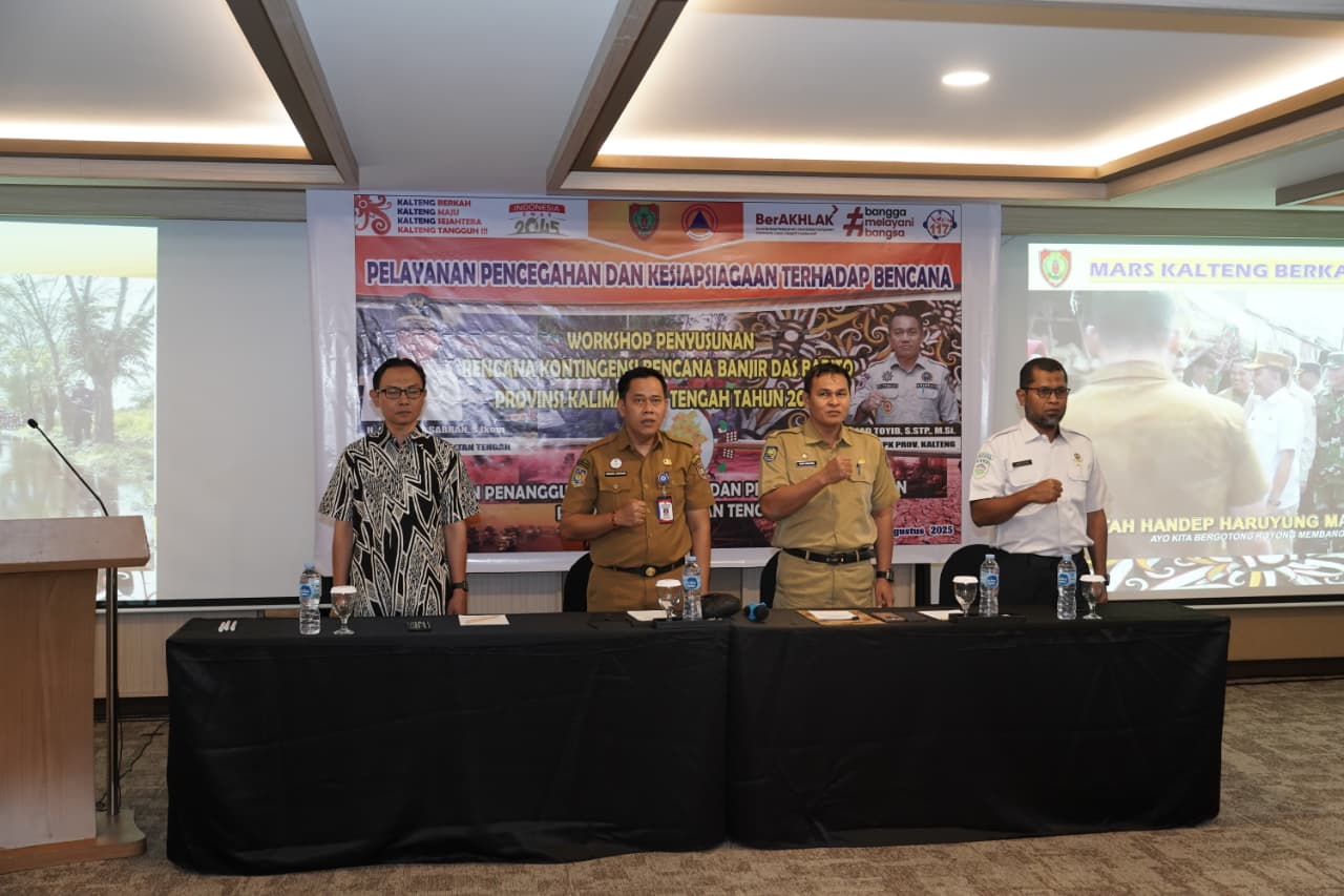 Menyusun Siaga Banjir : BPBD Kalteng Siapakan Rencana Kontingensi DAS Barito