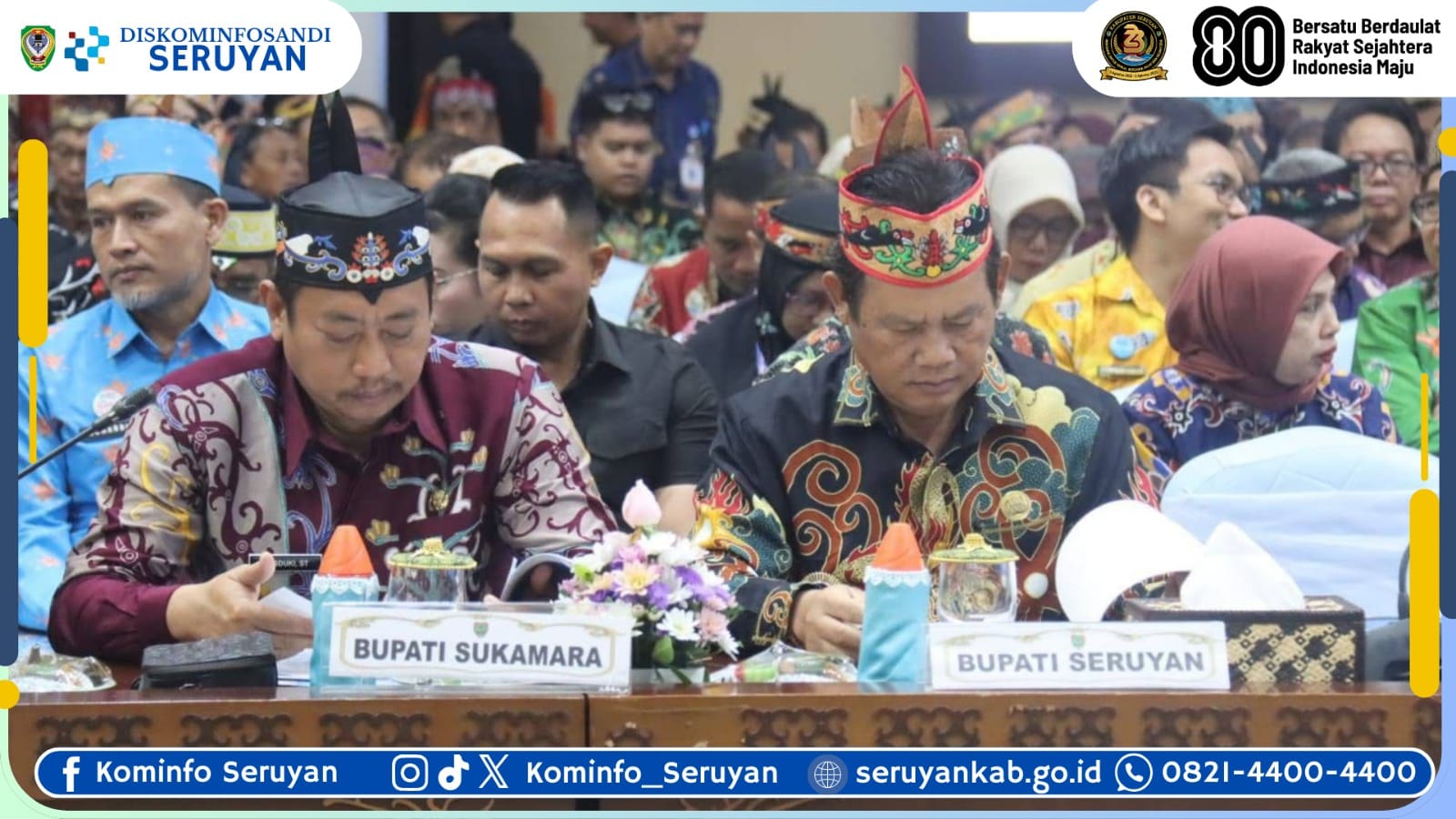 Bupati Seruyan Hadiri Rakor Pemda se-Kalteng, Bahas Peningkatan PAD Hingga Pengelolaan Hutan Adat