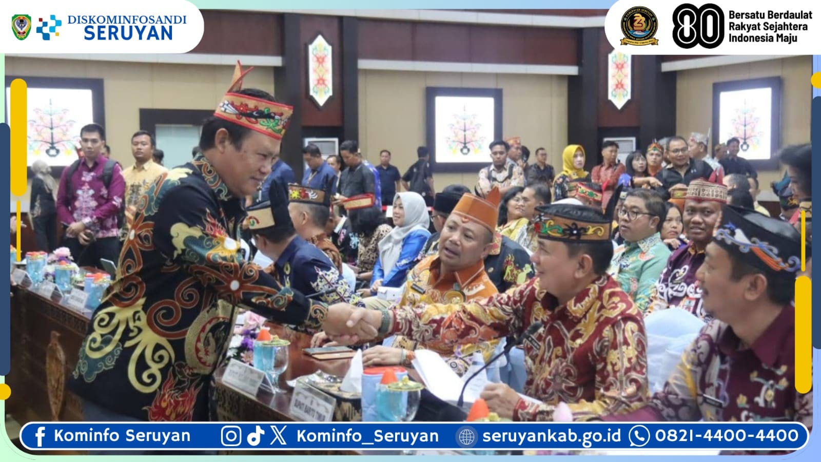 Bupati Seruyan Hadiri Rakor Pemda se-Kalteng, Bahas Peningkatan PAD Hingga Pengelolaan Hutan Adat