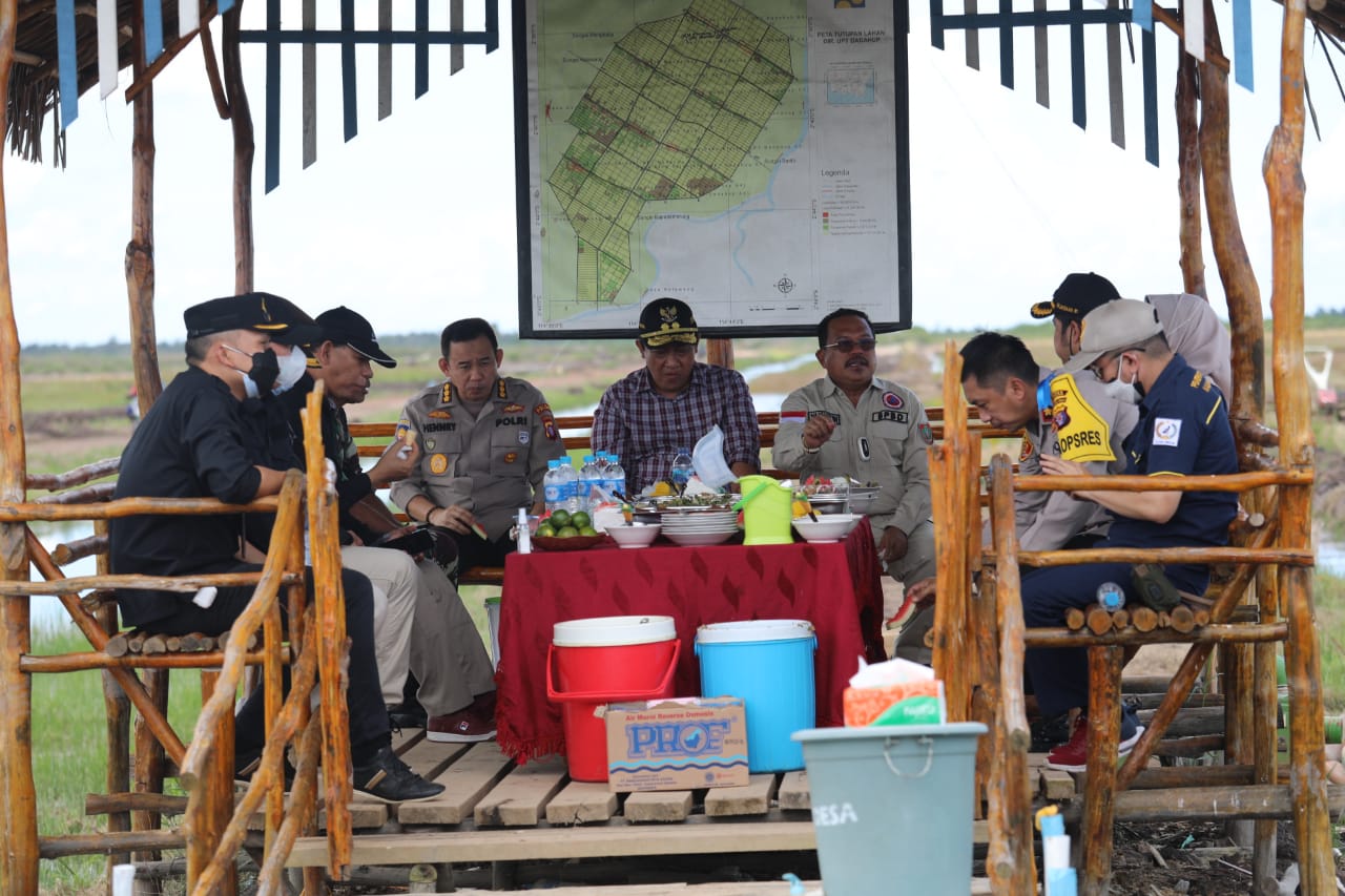 Tinjau Food Estate, Wagub Kalteng Pastikan Infrastruktur Pendukung Memadai