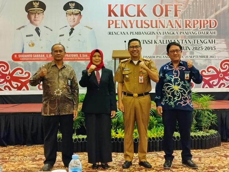 Bappedalitbang Laksanakan Kick Off Penyusunan RPJPD Prov. Kalteng Tahun 2025-2045