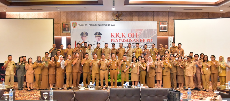 Bappedalitbang Laksanakan Kick Off Penyusunan RPJPD Prov. Kalteng Tahun 2025-2045