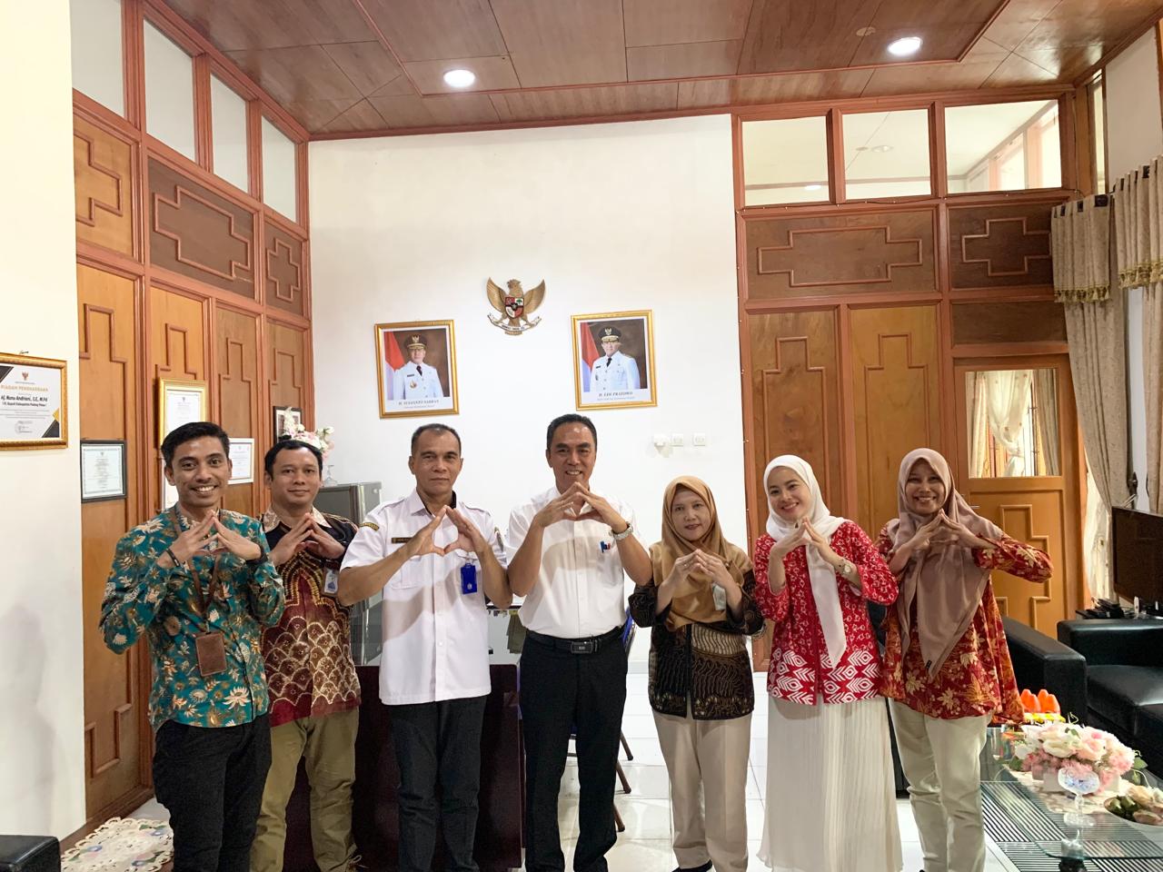 Dispursip Prov. Kalteng Terima Kunjungan Kerja dari PPSDM ANRI
