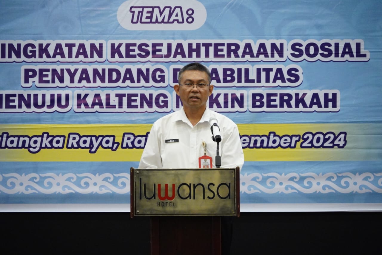 Plh Sahli Gubernur Pemkumpol Ahmad Husain Buka Kegiatan Fasilitasi dan Monitoring Capaian Kinerja Kebijakan Kesejahteraan Rakyat Bidang Sosial Tahun 2024