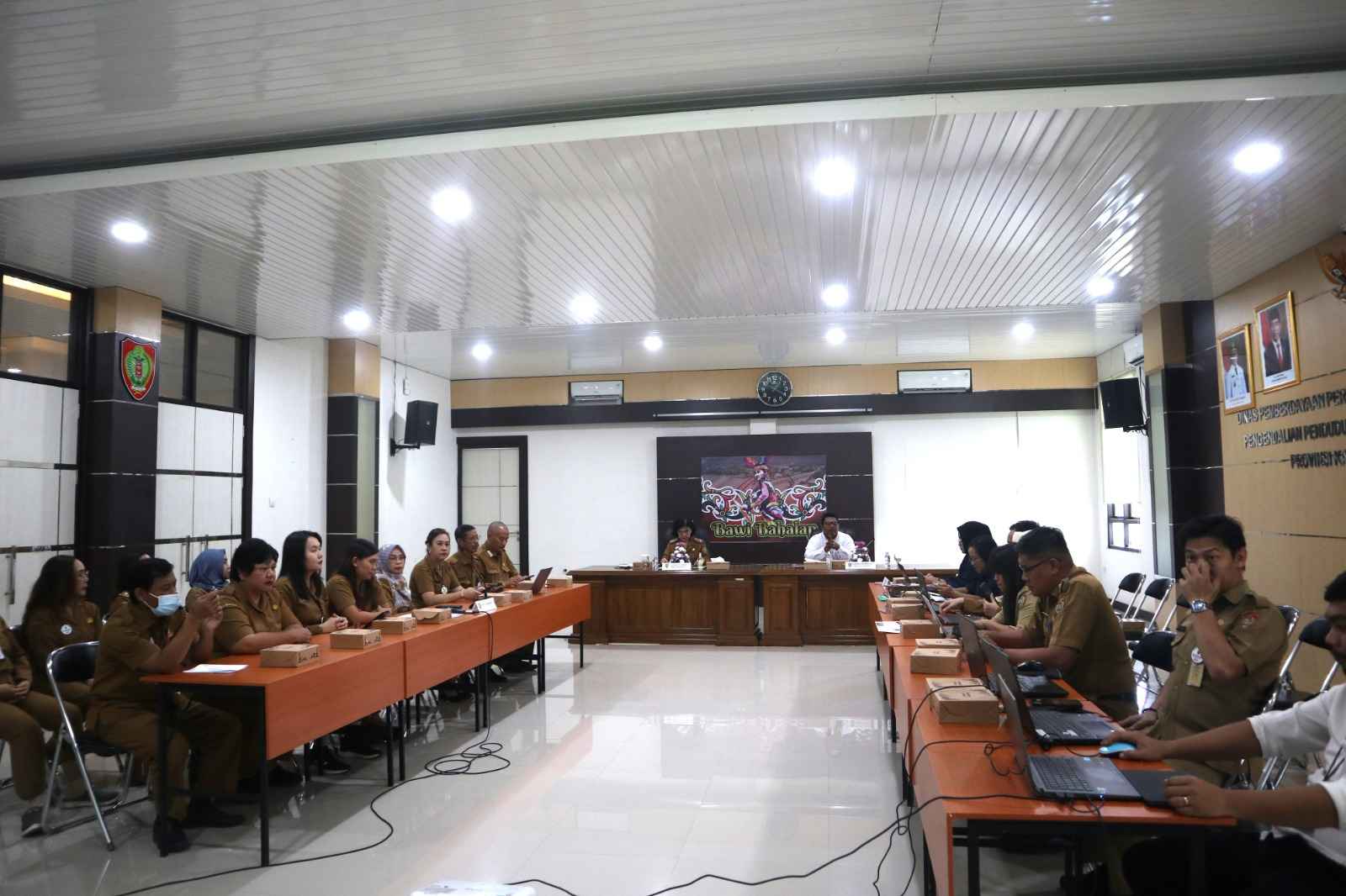 DP3APPKB Prov. Kalteng Terima Visitasi Monev KIP di Wilayah Prov. Kalteng Tahun 2024