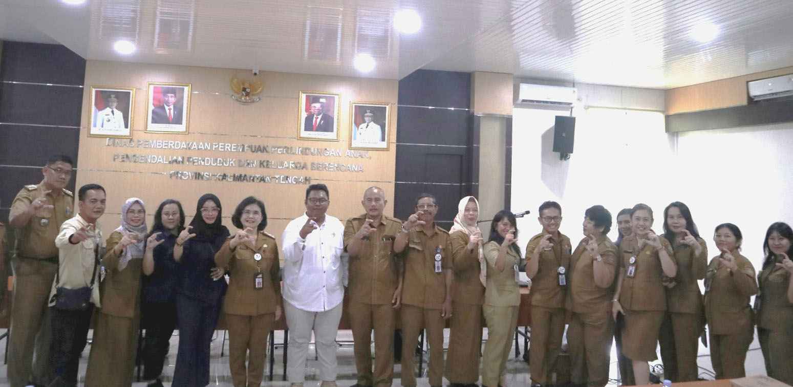 DP3APPKB Prov. Kalteng Terima Visitasi Monev KIP di Wilayah Prov. Kalteng Tahun 2024