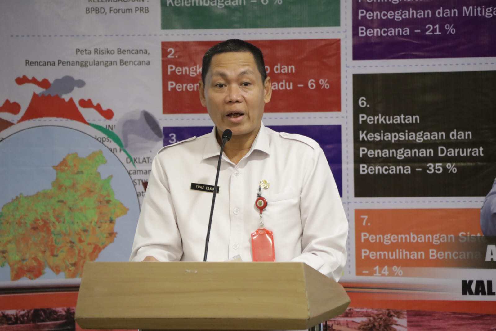 Buka Kegiatan Perhitungan Indeks Ketahanan Daerah (IKD), Yuas Elko Sebut Hanya 3 Kabupaten Lakukan IKD Tahun 2023