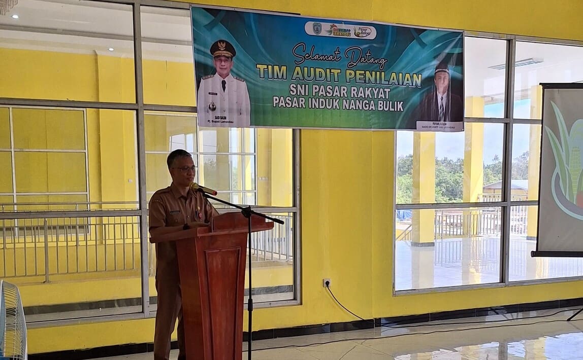 UPT. BPSMB Dinas Dagperin Prov. Kalteng Lakukan Audit Lapangan SNI Pasar Rakyat di Kabupaten Lamandau