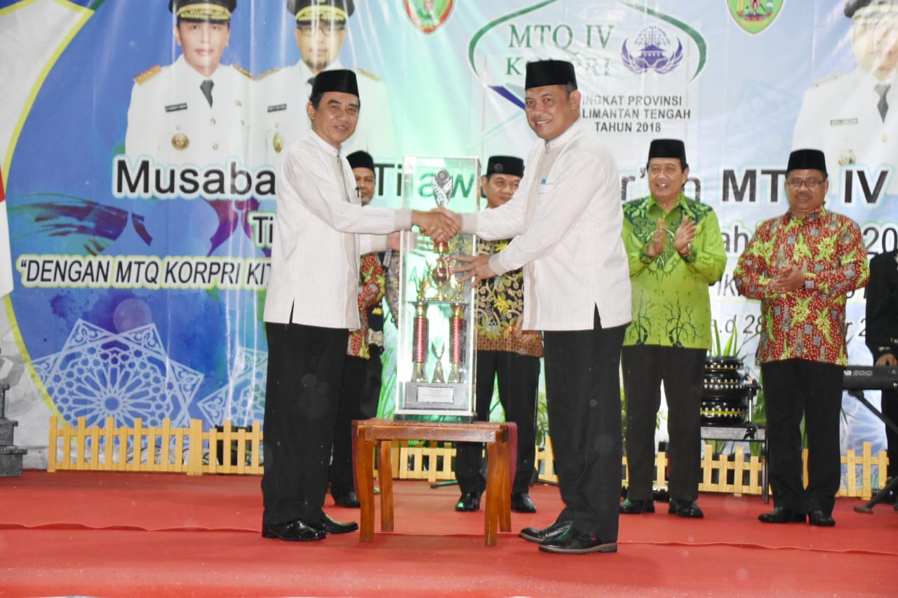 Bartim Tuan Rumah MTQ Korpri IV Tingkat Provinsi Kalimantan Tengah