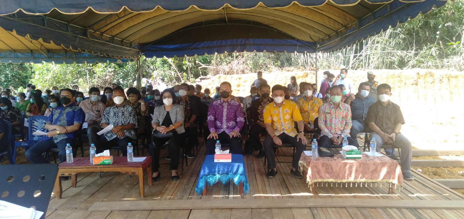 Peletakan Batu Pertama Tandai Pembangunan Gereja Jalemu Masukan Dimulai