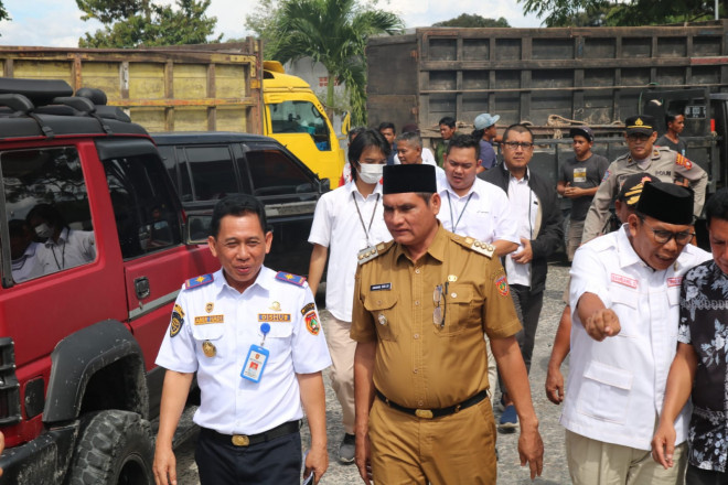 Pj Bupati Kobar Launching Penyaluran BBM Subsidi bagi Kendaraan Angkutan Orang dan Barang