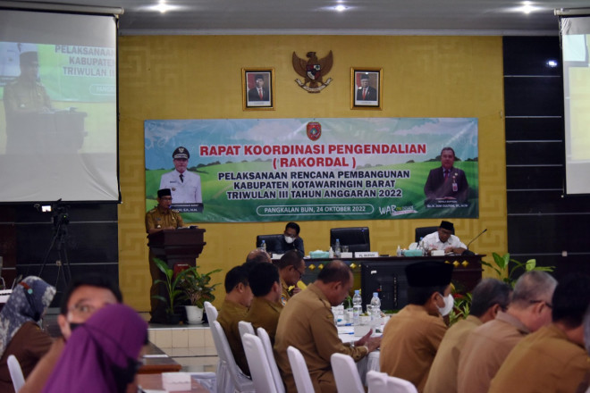 Pj. Bupati Kobar Dorong Seluruh Perangkat Daerah Percepat Pelaksanaan Kegiatan