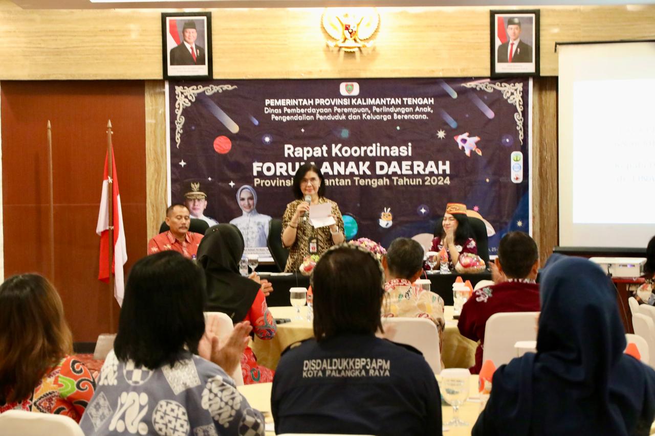 Mewakili Pemprov Kalteng, Kadis P3APPKB Buka Rakor Forum Anak Daerah Provinsi Kalimantan Tengah
