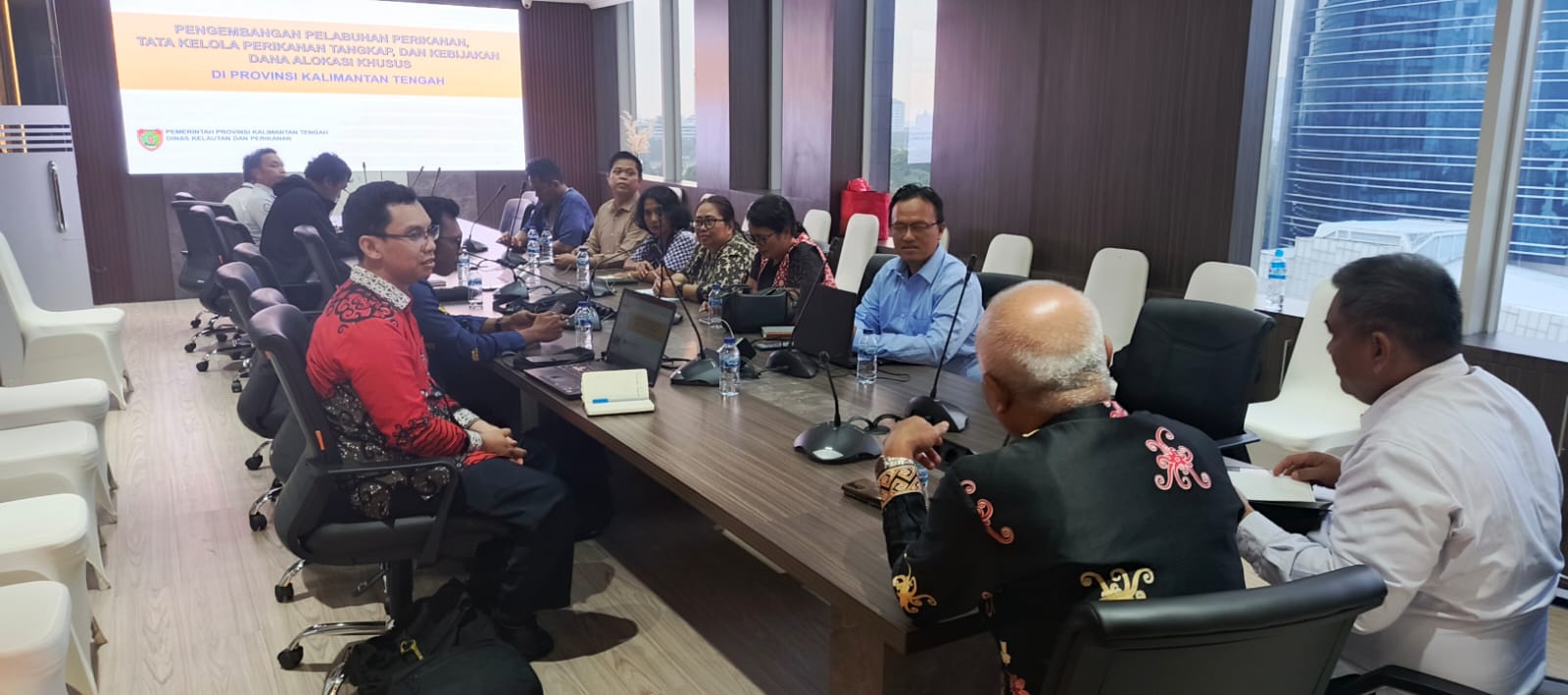 Dislutkan Prov. Kalteng Audiensi dan Koordinasikan Tata Kelola Pelabuhan Perikanan