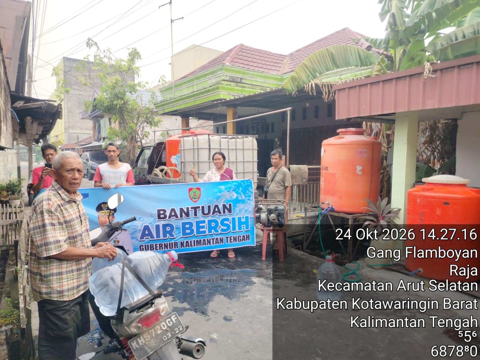Distribusi Air Bersih Pemprov Kalteng Capai 13,31 Juta Liter, Penyaluran Terus Berlanjut ke Sejumlah Wilayah   