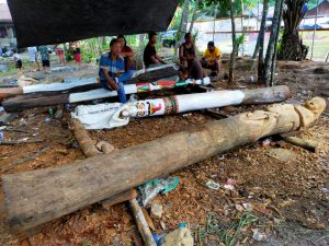 Tiwah Massal di Desa Sigi Masuk Prosesi Tabuh