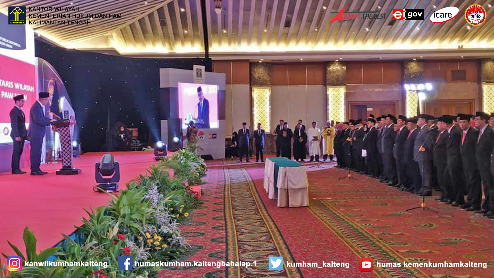 Pelantikan Majelis Kehormatan Notaris Wilayah oleh Direktur Jenderal AHU