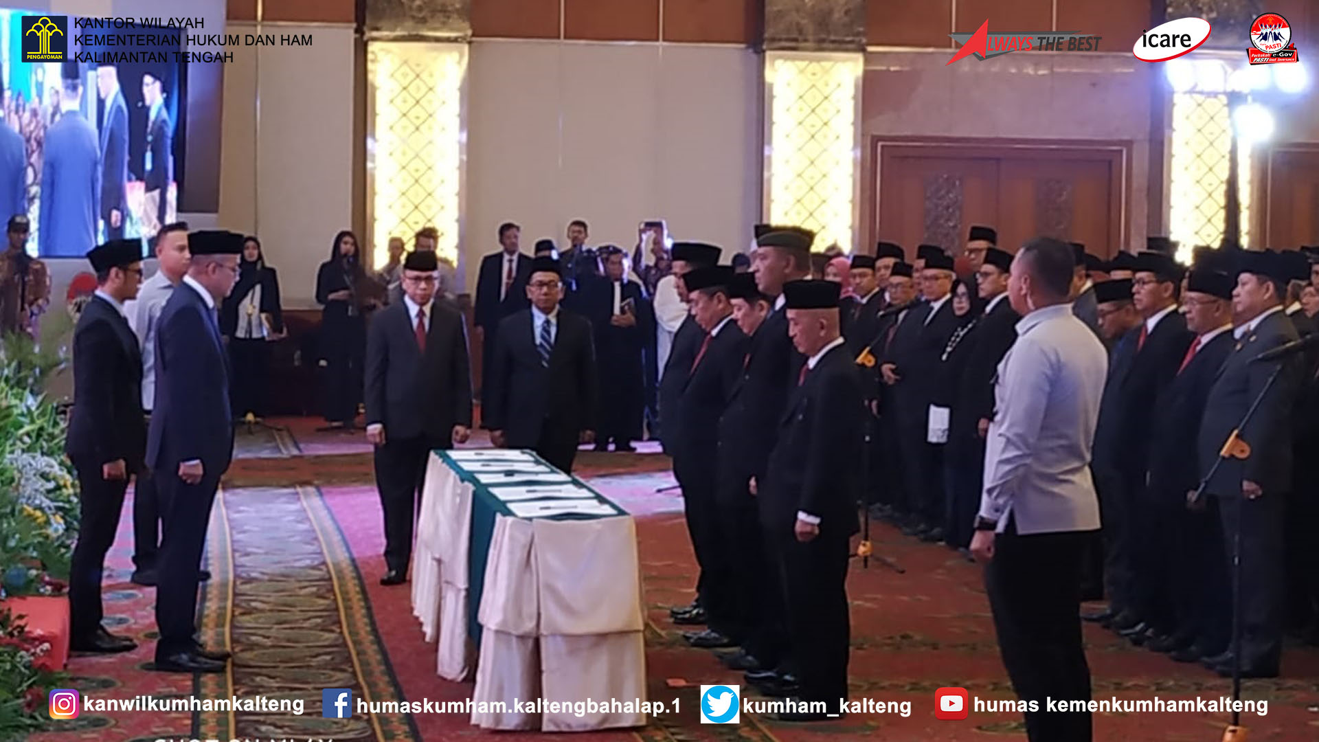 Pelantikan Majelis Kehormatan Notaris Wilayah oleh Direktur Jenderal AHU