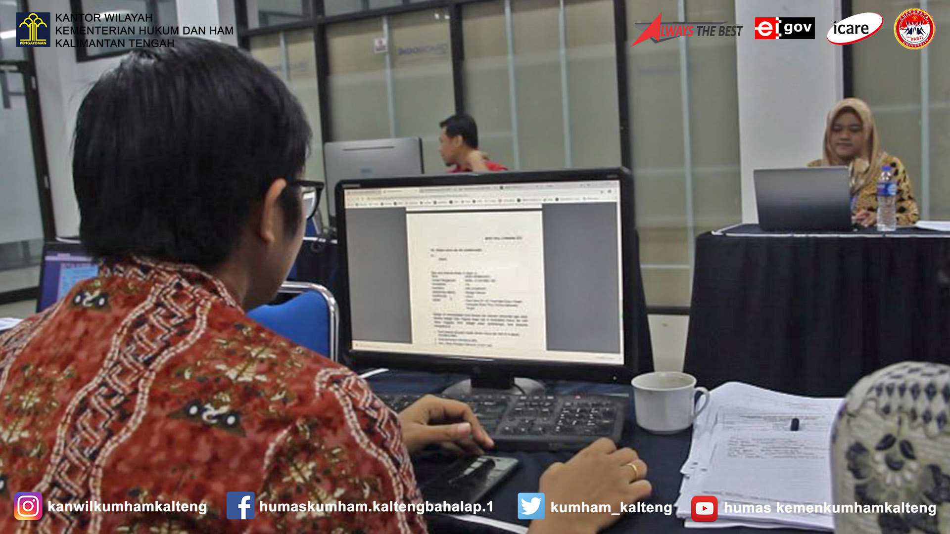 Verifikasi Berkas Online CPNS Kanwil Kemenkumham Kalteng, Terdapat Beberapa Kesalahan Pelamar
