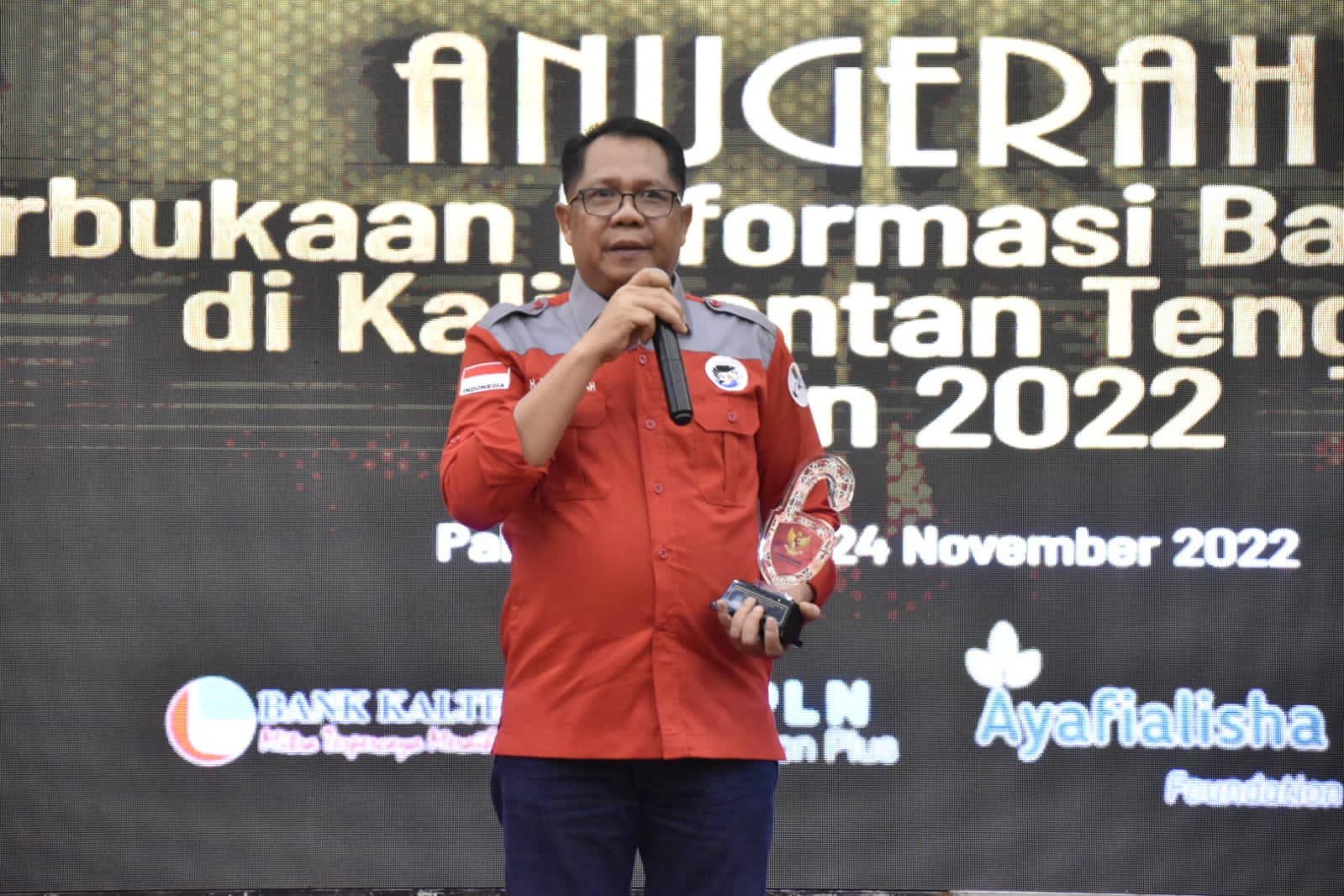 Dislutkan Provinsi Kalimantan Tengah Kembali Raih Peringkat Pertama Informatif Tiga Tahun Berturut-Turut