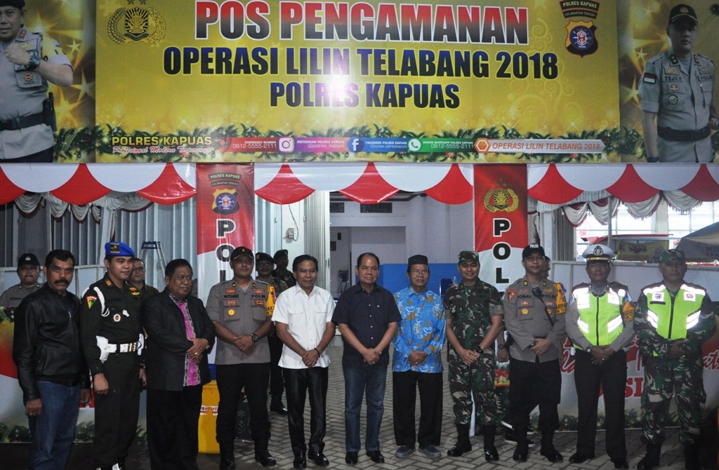 Bupati Tinjau Pos Pengamanan Natal dan Tahun Baru