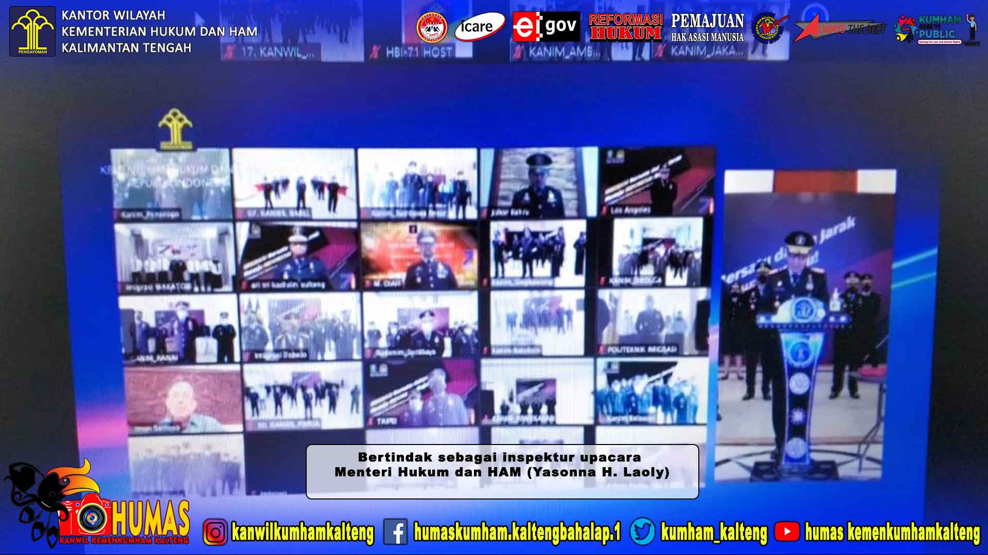 Karupbasan Hadiri Upacara Peringatan Hari Bhakti Imigrasi