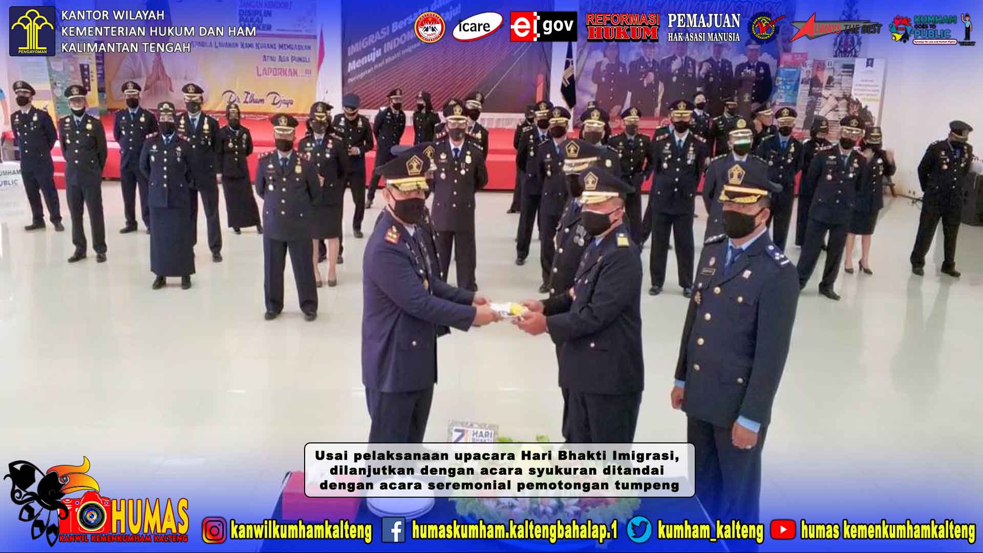 Karupbasan Hadiri Upacara Peringatan Hari Bhakti Imigrasi