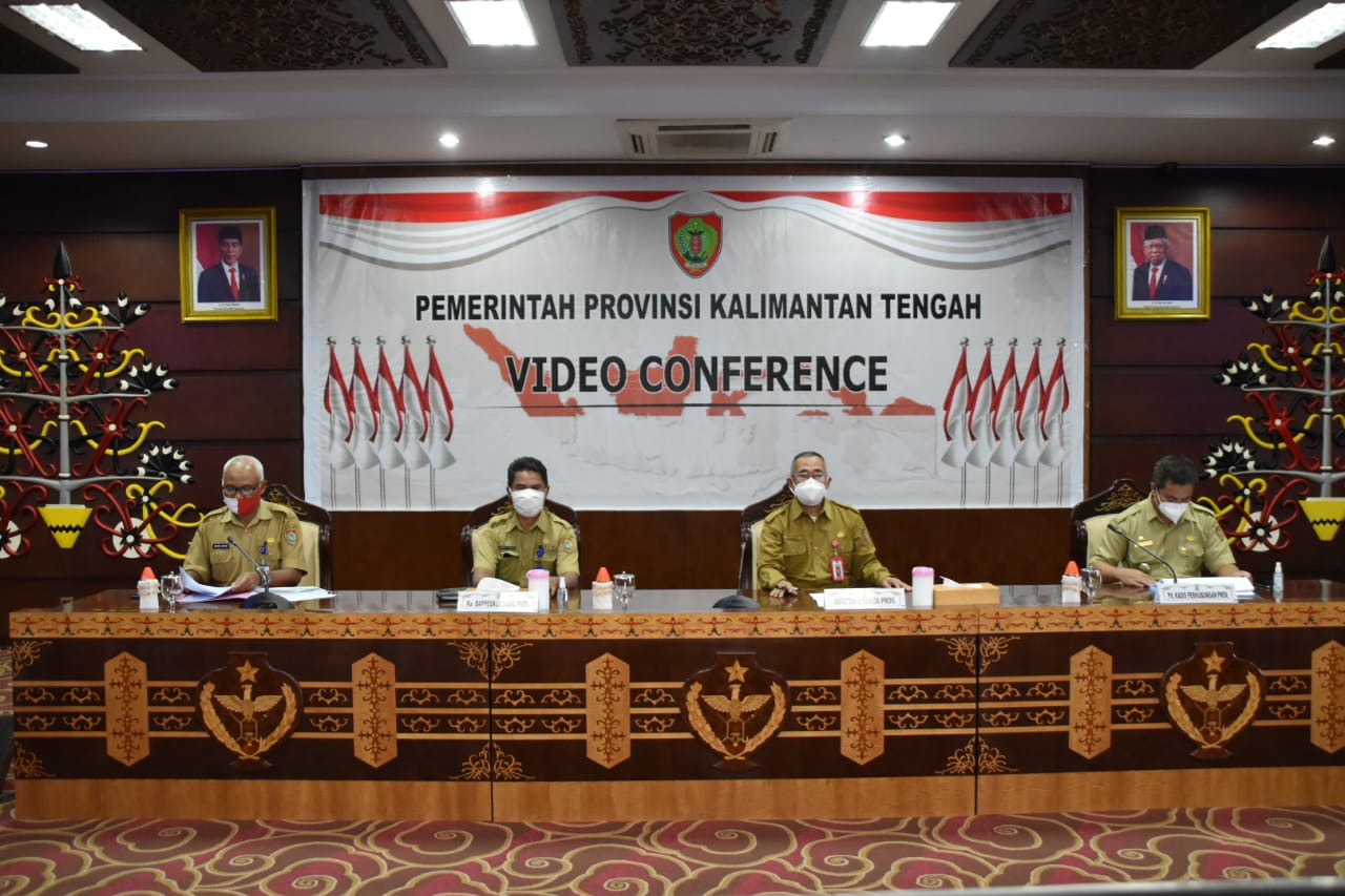 Asisten Bidang Perekonomian dan Pembangunan Setda Kalteng  Hadiri Rapat Pemuktahiran Data dan Rencana Alokasi Anggaran 2022-2024