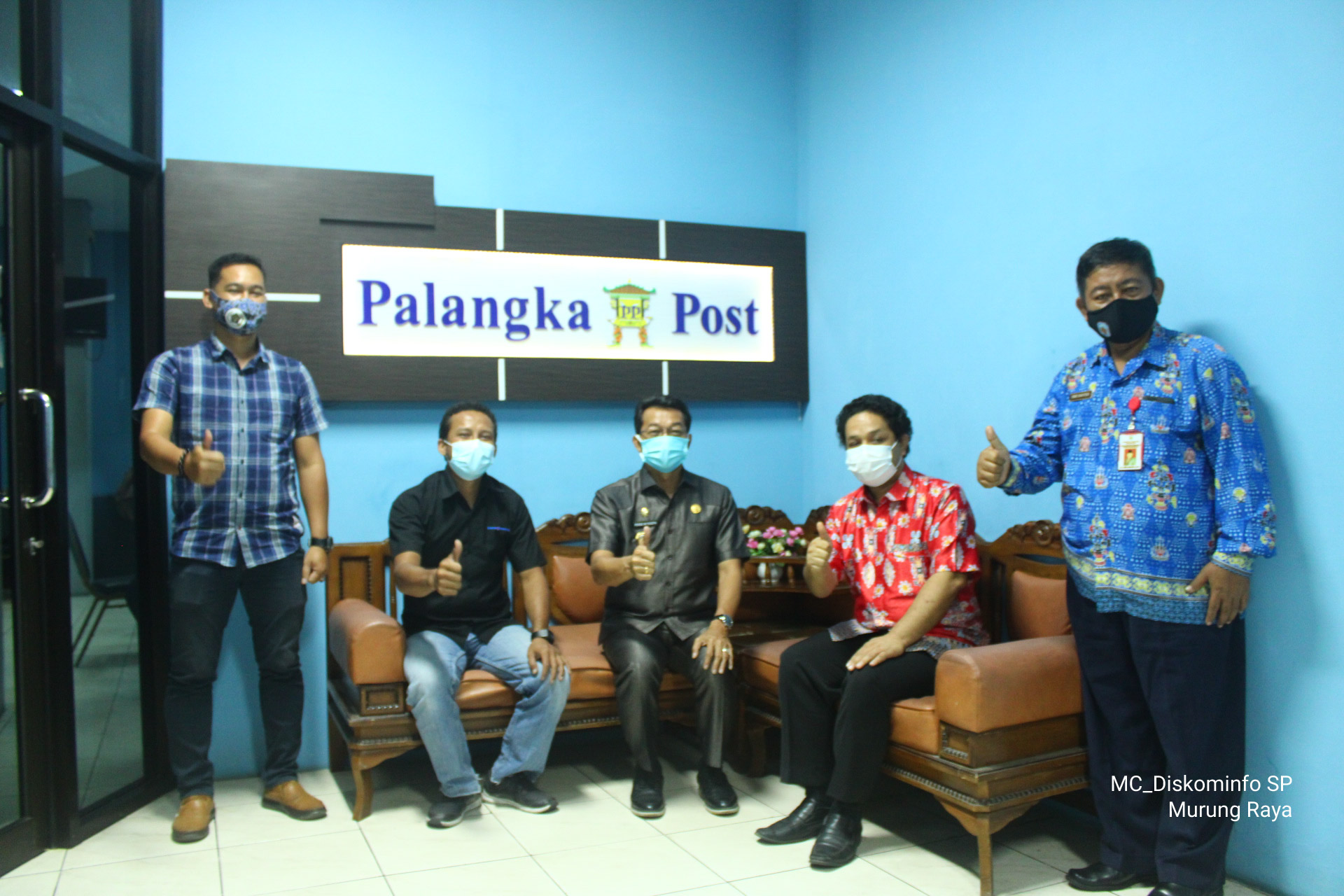Perdie Kunjungi Kantor Palangka Post-Borneonews