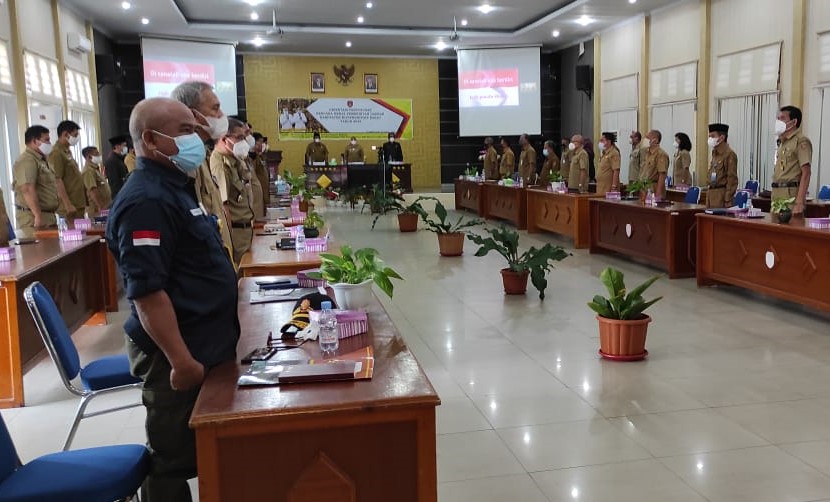 Bupati Kobar Pimpin Rapat Orientasi Penyusunan RKPD Tahun 2022