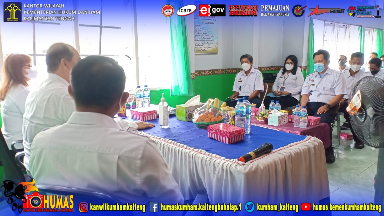 Kakanwil Dorong Tercapainya WBK di  Bapas Palangka Raya