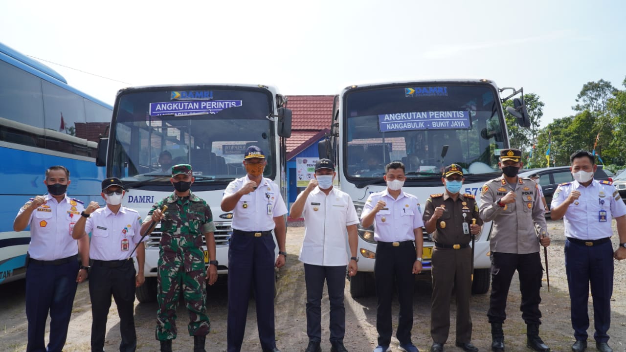 Peresmian Angkutan Perintis di Kabupaten Lamandau, Bupati Berharap Dongkrak Sektor Pembangunan Pariwisata dan Ekonomi