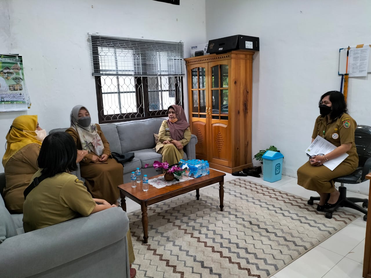 Dislutkan Terima Kunjungan Diskan Kota Palangka Raya