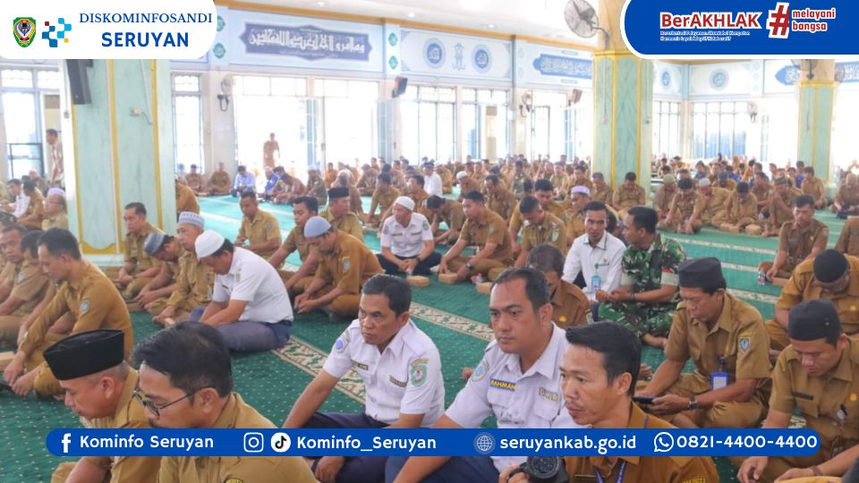 Peringatan Isra Mi’raj di Seruyan, Bupati Tegaskan Pentingnya Integritas dan Akhlak ASN