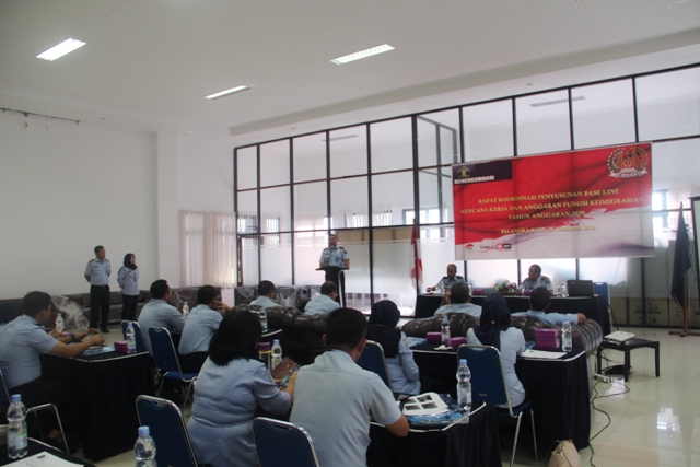 Divisi Imigrasi Laksanakan Rakor Baseline Rencana Kerja Dan Anggaran Fungsi Keimigrasian Tahun 2020