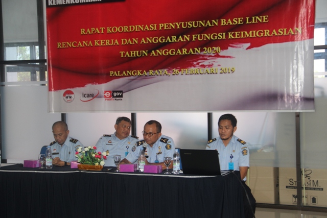 Divisi Imigrasi Laksanakan Rakor Baseline Rencana Kerja Dan Anggaran Fungsi Keimigrasian Tahun 2020
