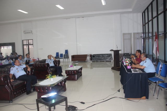 Kakanwil Kemenkumham Kalteng Beri Arahan pada RAKOR Penyusunan Base Line Rencana Kerja dan Anggaran Keimigrasian