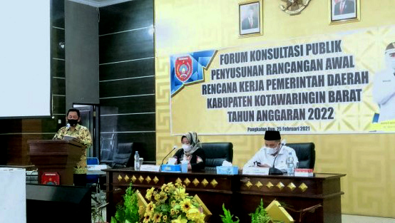 Pemkab Kobar Gelar Forum Konsultasi Publik Rancangan Awal RKPD Tahun 2022