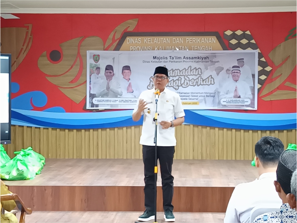 Semangat Berbagi Berkah Menyambut Ramadan, Majelis Talim Assamkiyah Dislutkan Prov Kalteng Bagikan 100 Paket Sembako