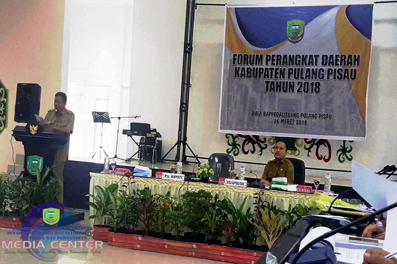 Pemkab Pulang Pisau Gelar Forum Perangkat Daerah Tahun 2018