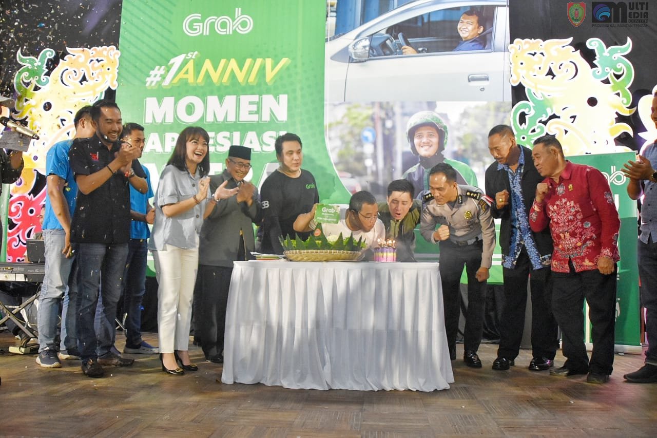 Wakil Gubernur Hadiri Grab 1th Anniversary Momen Apresiasi Mitra Palangka Raya