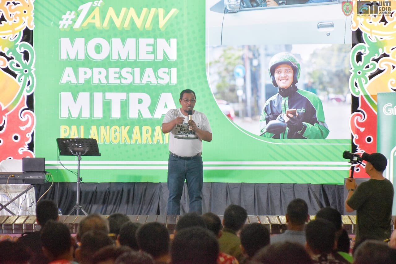 Wakil Gubernur Hadiri Grab 1th Anniversary Momen Apresiasi Mitra Palangka Raya